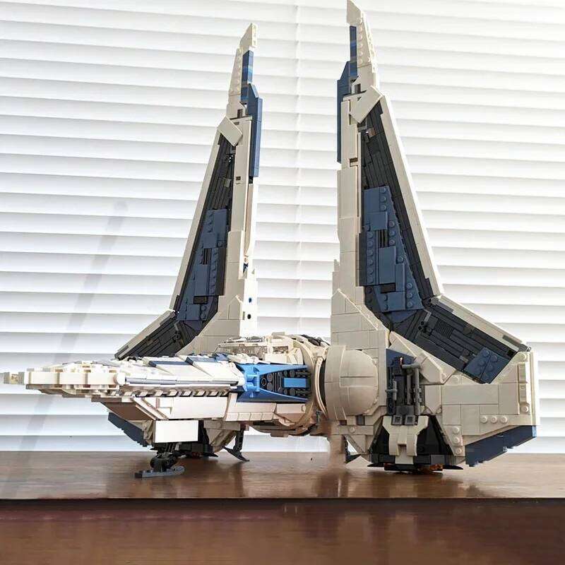 2948PCS Fighter Model Building Bricks MOC MOC-188327 Battleship Spacecraft Blocks Kit Aldults Collection Toys Gift For Boys Kids Z260306