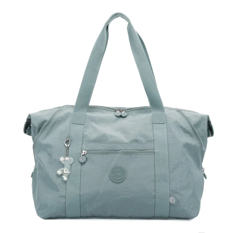 Women Lightweight LargeCapacity Travel Bag Handbags Female Nylon Shoulder Beach Girl Tophandle Casual Tote Purse 260228