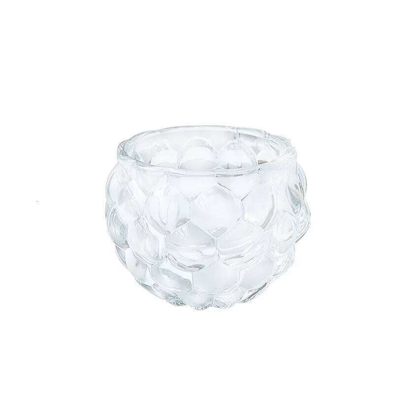 European simple ins thickened glass candle stand romantic table candlelight dinner creative home decoration XJ260305
