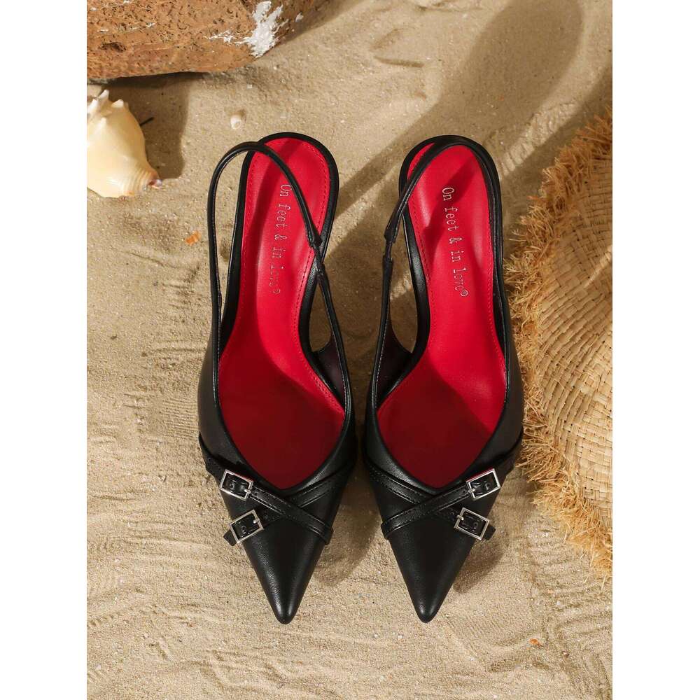 Women's Fashion Slip-On Stilettos, Elegant Comfortable and Breathable Simple Versatile Heels