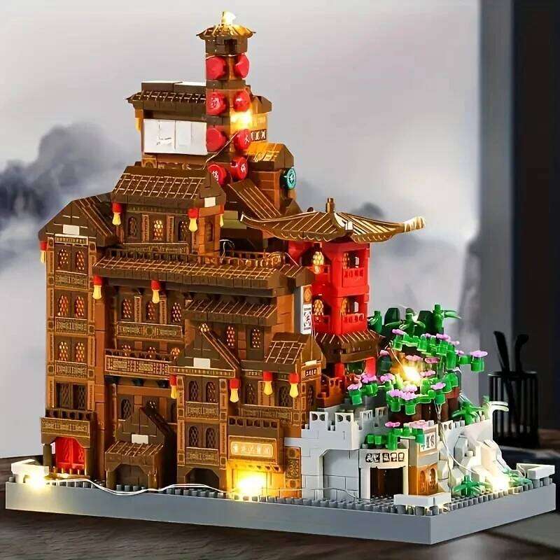1846 Pieces of Hongyadong Puzzle Building Blocks, Creative Decorations and Room Decorations, Birthday, Valentine's Day/Christmas/Christmas Eve Ho