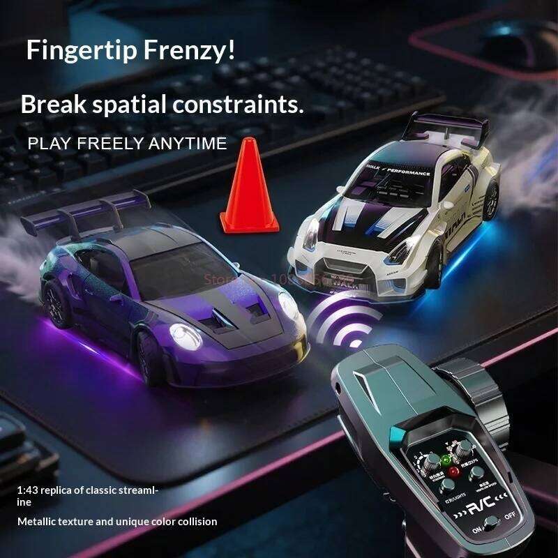 Mini Alloy RC 1:43 High-Speed Drifting Sports Boys Toy Four-Wheel Drive Simulation Race Car Remote Control Vehicle C260305