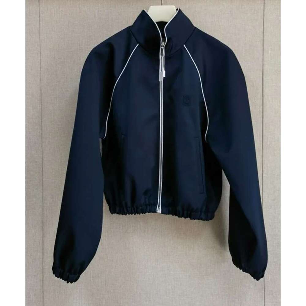 Spring New Line-Decorated Sporty Zip-Up Cardigan/Short Jacket For Women Mdng260306