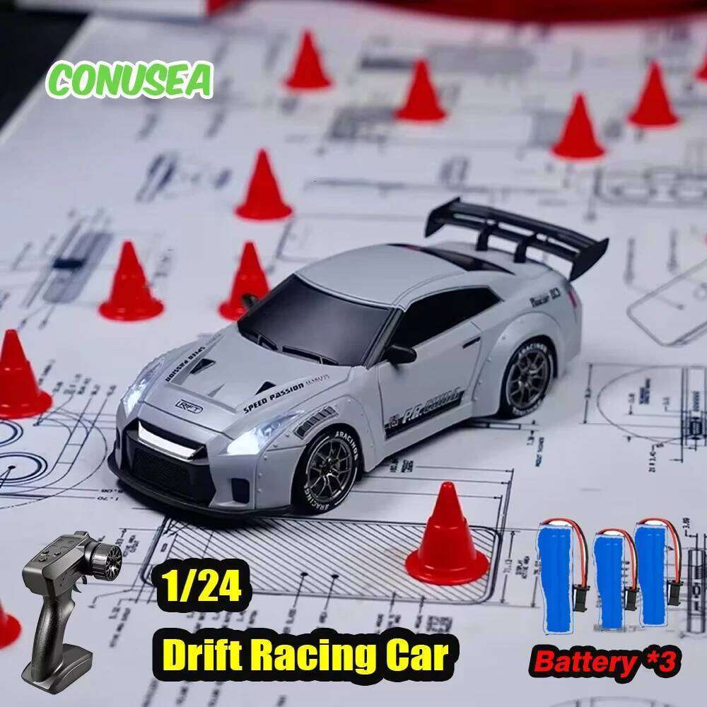Rc Drift Car 1/24 4WD Remote Control Cars Electric Vehicle Model High Speed Racing Drive for Children Boys Kids Christmas gifts C260305