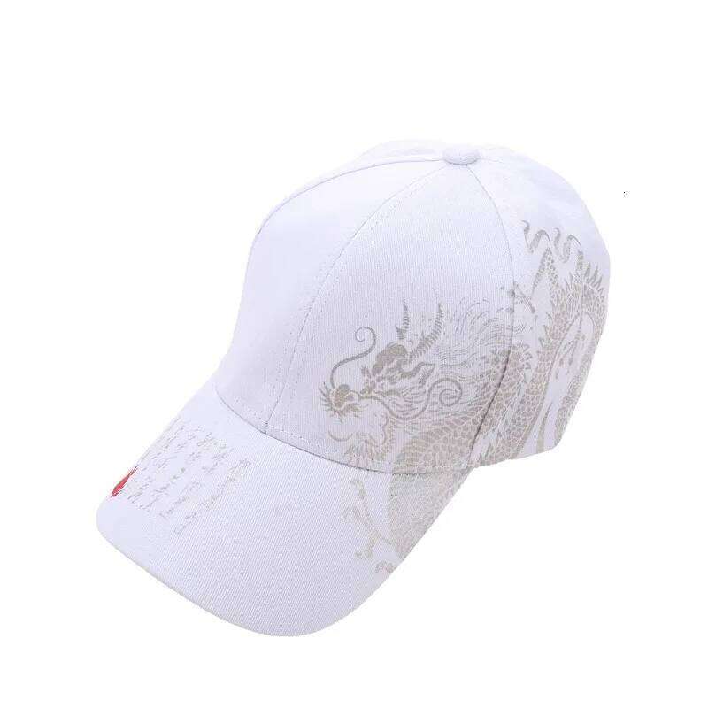 Chinese Style Dragon Pattern Baseball Hat For Men And Women Versatile National Tide Cap Hip Hop Skateboarding Cool Y260304