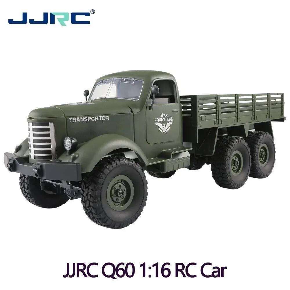 JJRC Q60 1:16 Simulation THAAD Six Wheel Military Truck Model Off-Road Climbing Children's RC Car Toys Christmas Gift C260305