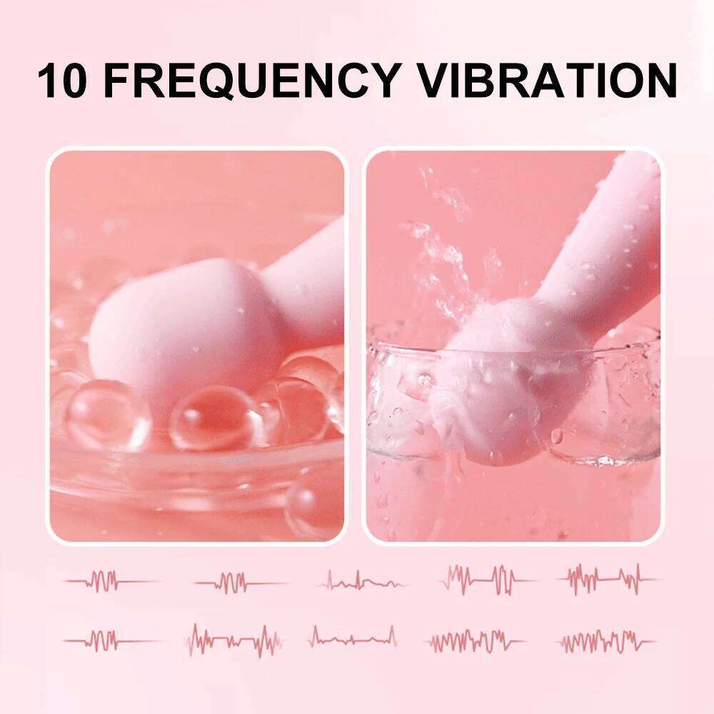 10 Modes Strong Vibration Mini Vibrator Magic Stick USB Charging Massager Clitoris G-Spot Vibrators Sex Toy For Women Adults 18 W260305