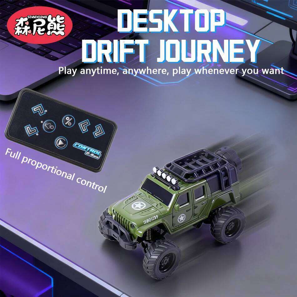 SENNIXIONG 1:64 MINI Alloy RC Off-Road Car All Terrain Vehicle RTR Speed Drift SUV Climbing Truck Toy for Children Holiday Gift C260305