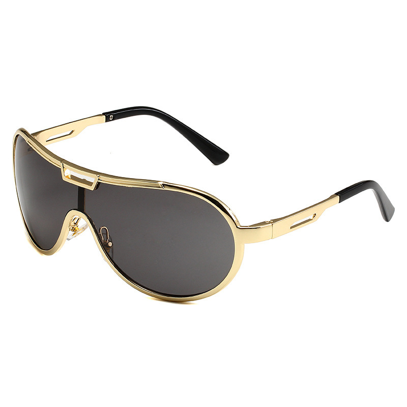 2026 New Designer Luxury Brand Large Frame Toad Glasses European And American Retro Fashion Women's Sunglasses Outdoor Windproof Sunglasses Wholesale