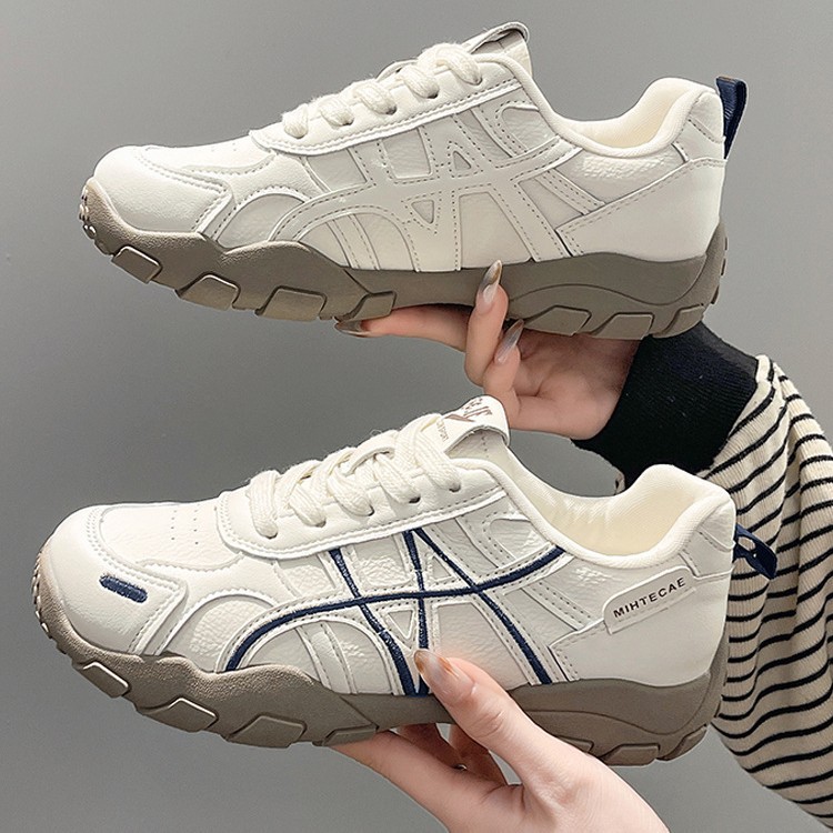 Cowhide Edition Little White Shoes Women's Virtue Training Shoes 2026 Spring Internet Celebrity Ins Leather Waterproof Casual Sports Mountaineeri
