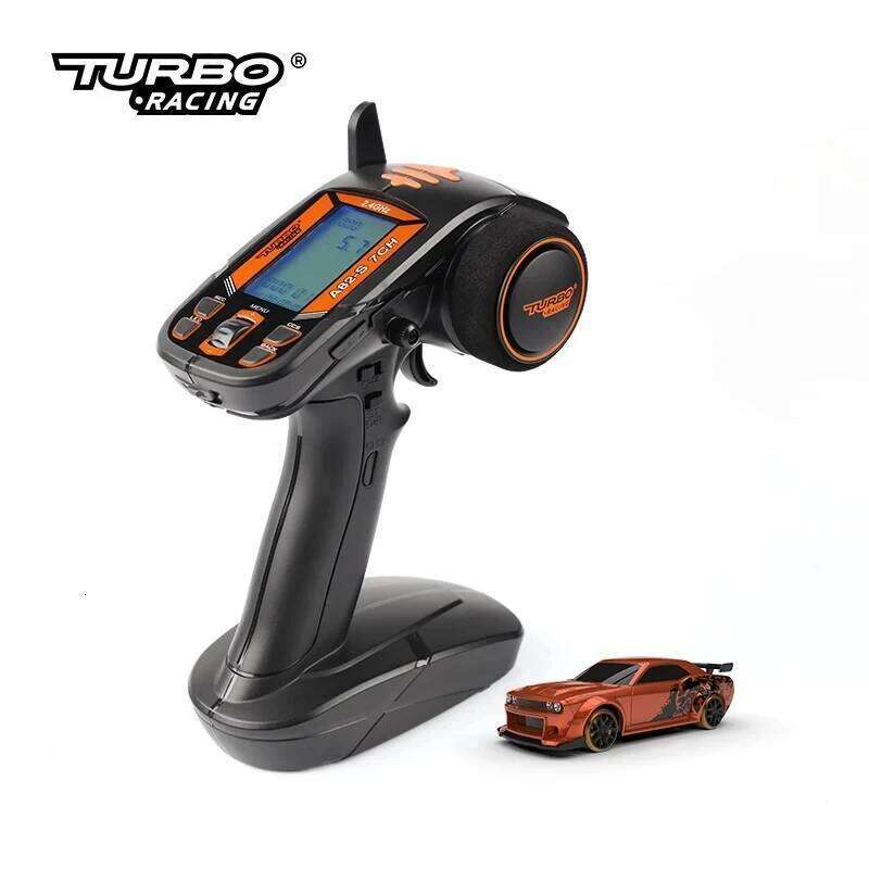 Turbo Racing 1:76 C65 C64 C63 C61 C62 C72 C73 C74 C75 RTR Flat Running Toys on Road RC Drift Car W/ Gyro Radio For Kids Adults C260305