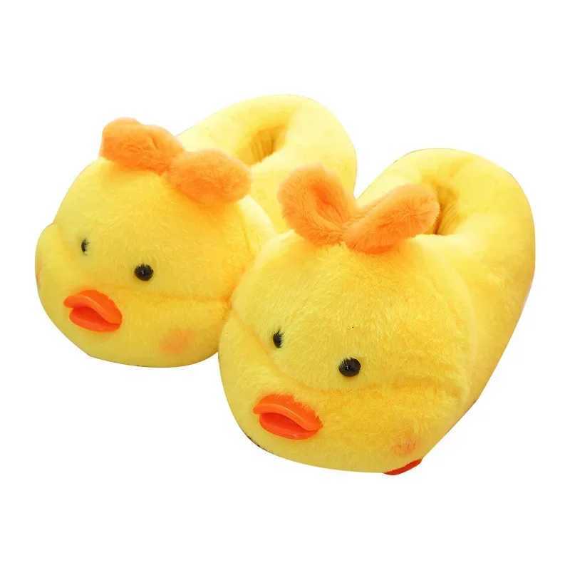 Cartoon Couples Home Slippers Men Women Winter Indoor Warmth Piglet Cotton Shoes Plush Floor Anti Slip Slippers Soft Bottom2024 S260305