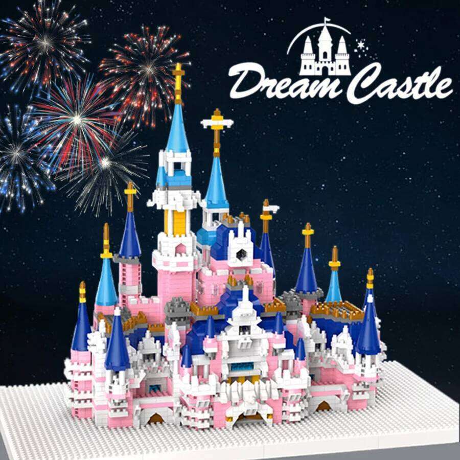 Princess Castle Micro Particle Block Assembly Children's Puzzle Toys Girl's Birthday Gift Z260305