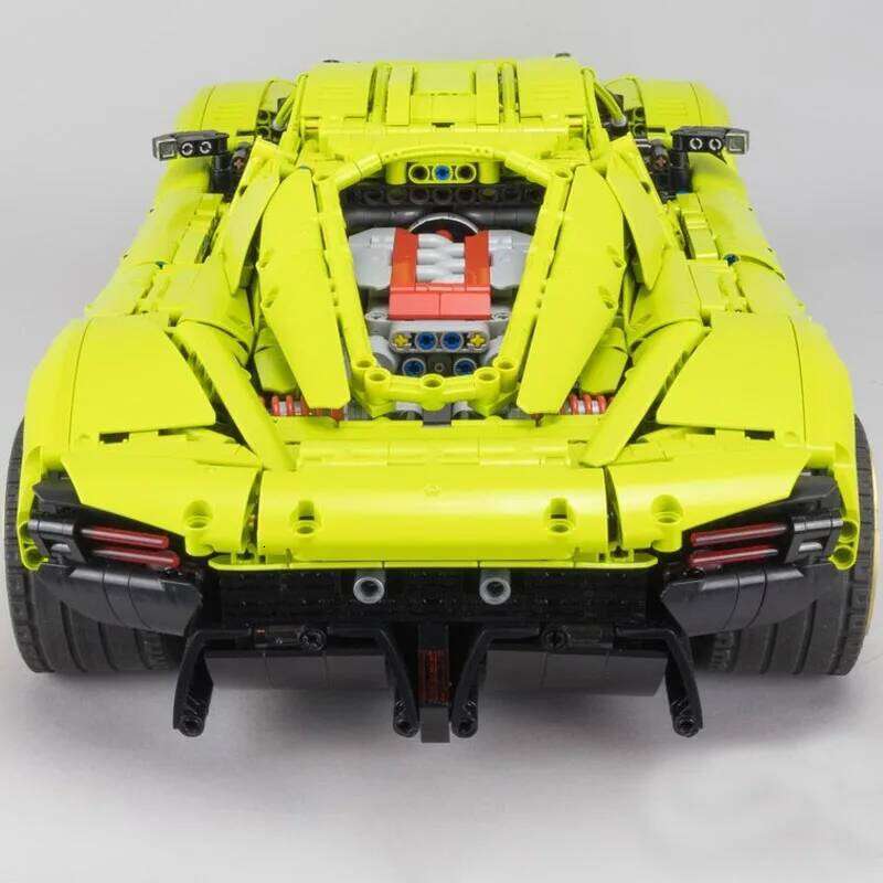 New MOC Hyperpilote Scale1:8 Supercar Racing Car Vehicle Sport Model Technical Building Blocks Brick Children Toy Birthday Gifts Z260306