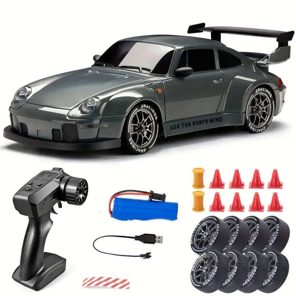 New 4WD Drift Mini Y914 Y915 Remote Control Metal Shell Rechargeable Battery Racing Car Model Toy RC Accessories C260305