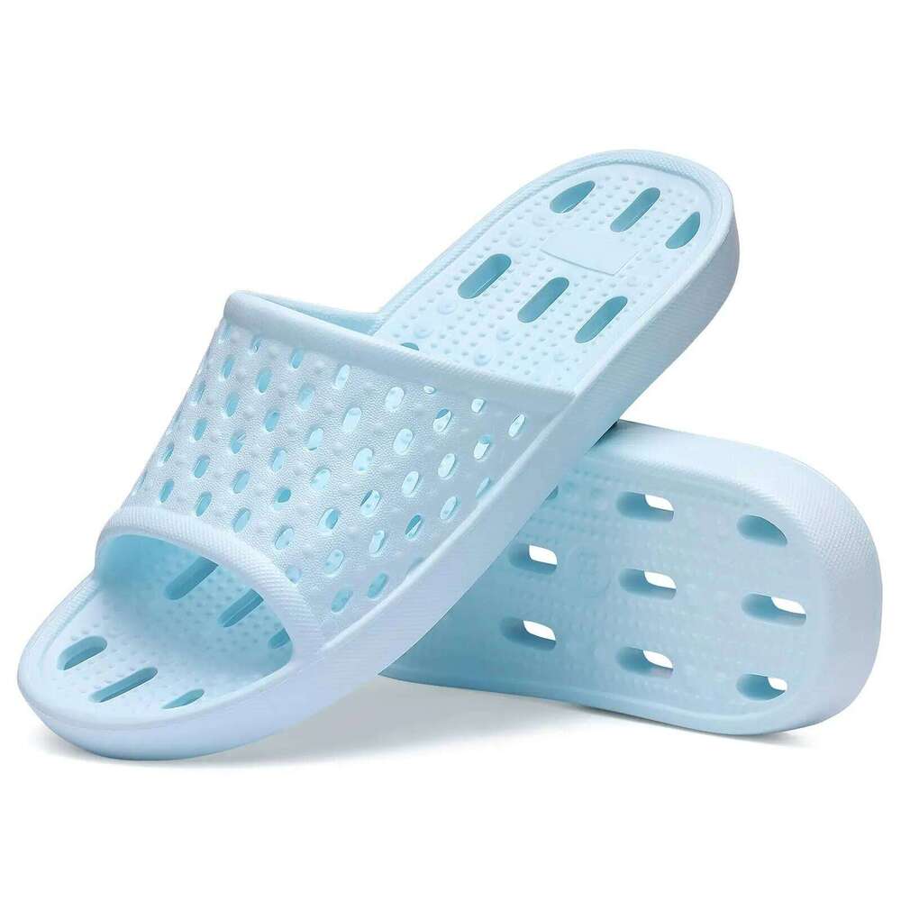 Litfun Summer Quick Drying Sandals For Open Toe Breathable Bathroom Slides Soft Comfy Women Flats Beach Slippers