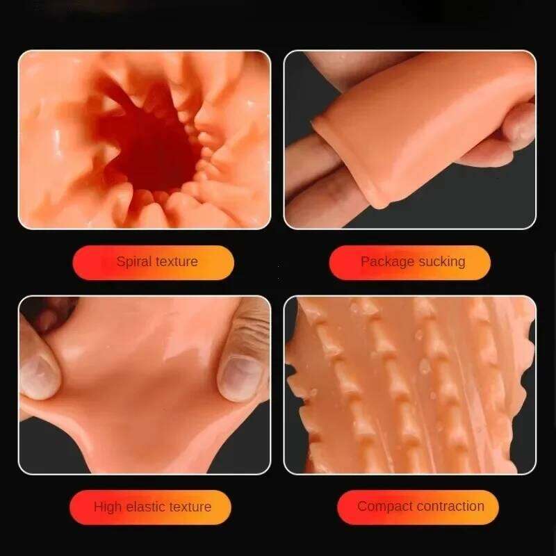 Masturbation Cup for Men Male Exercise Penis Massage Sexy Pocket Pussy Blowjob Toy Vagina Delay Exerciser Soft Adult Goods 18+ W260305