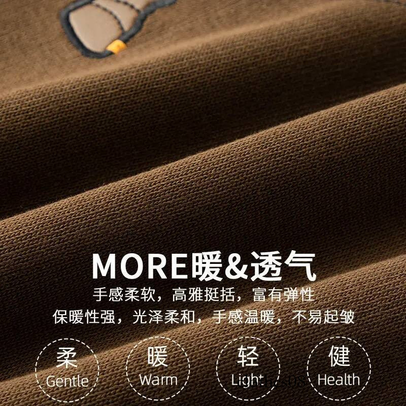 Luxury Brand Spring Horse Embroidery Sweatshirts Men Long Sleeved Round Neck Casual Sweatshirt Social Office Streetwear Pullover