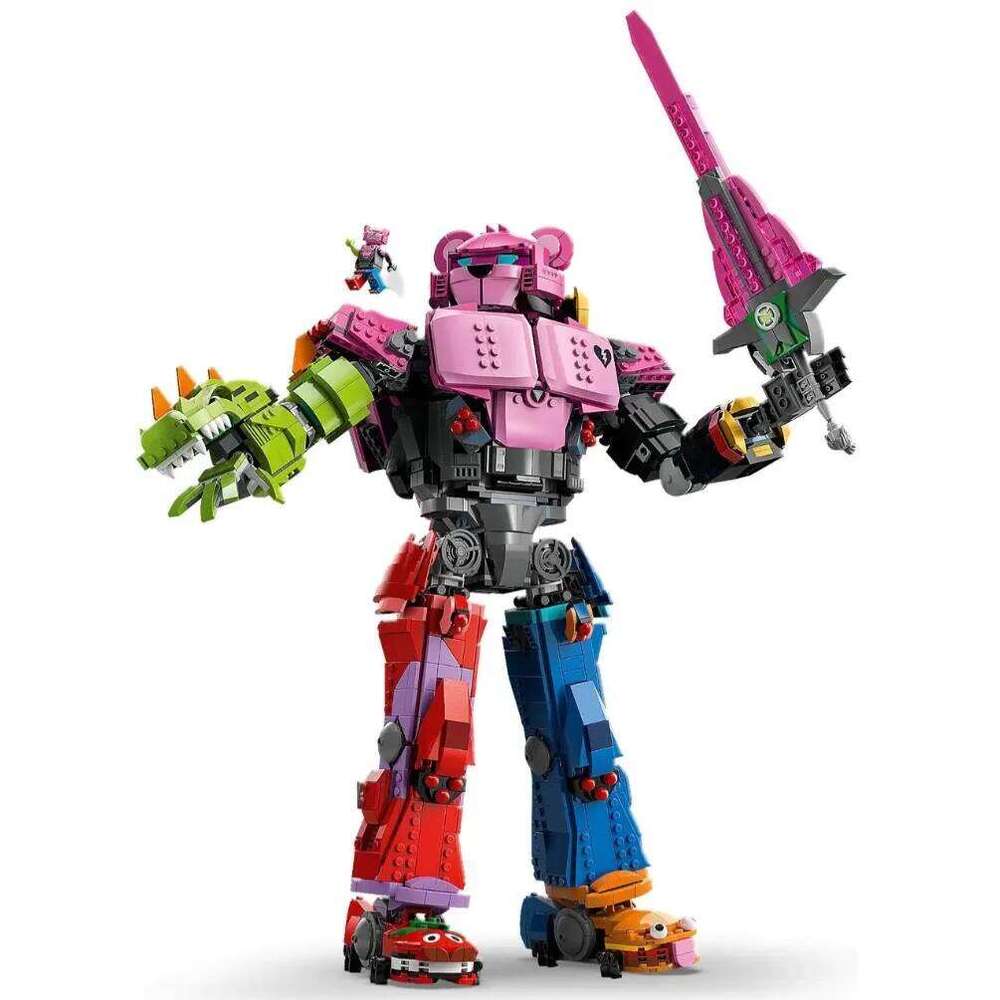 The latest Mecha Captain model building block action robot can be assembled built, and is compatible with birthday gifts for Z260305