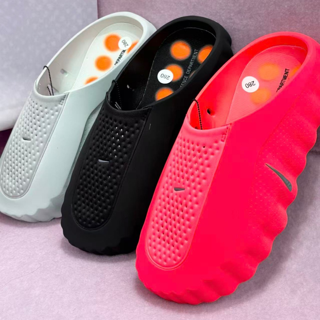 Desginer Mind 001 Slide Slides Mind001 Slippers Free Shipping Soft Rubber Tech Comfortable Sandals Mules Clog Black Red Bone Light Smoke Grey Men Women Summer Shoes