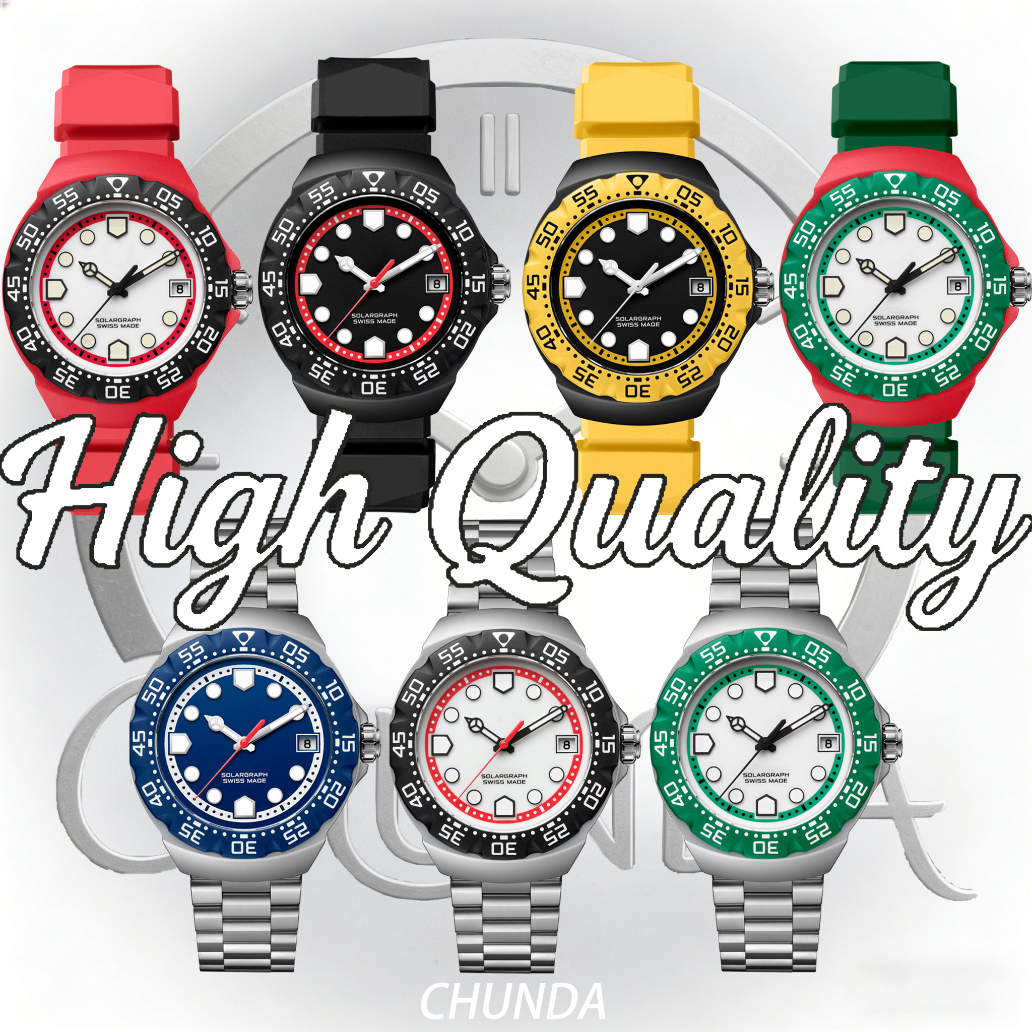 AAA Taglies Heuerers Watch F1 Designer Watches Men Iconic Swiss Quartz Mens Watch Chronograph Stainless Steel Band Unisex Original Box Free Shipping 9c6