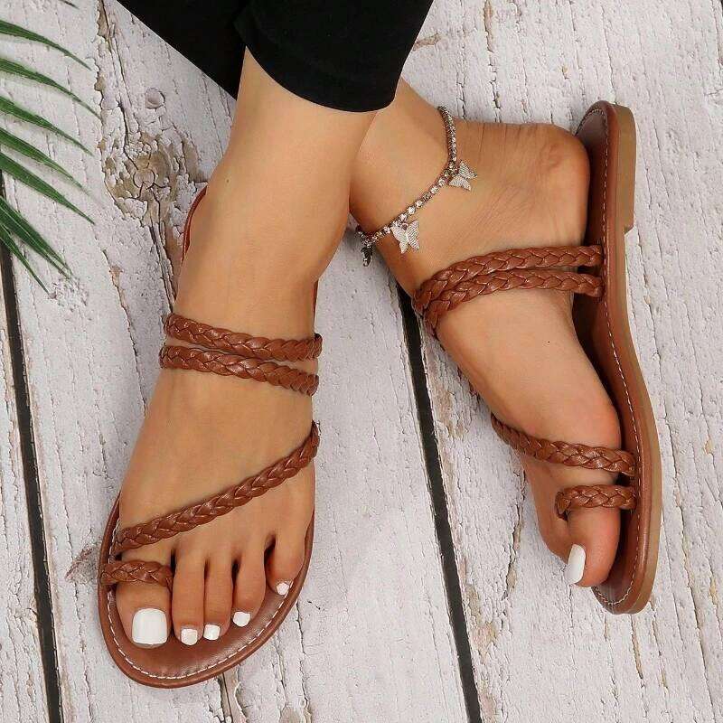 Women's Flat Fashion Soft-soled New Non-slip Sandals for Summer Light casual shoes 2025