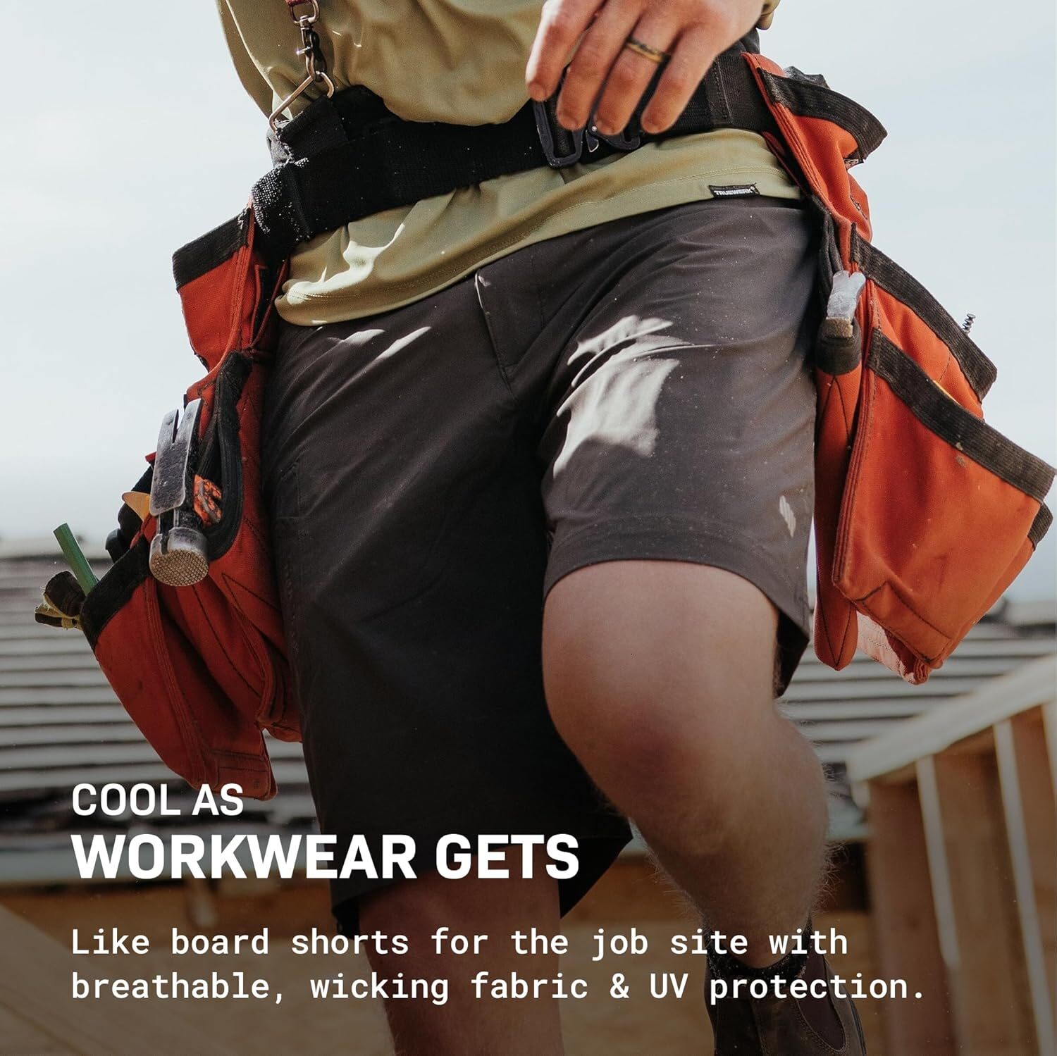 Cloud - Men's Workwear Shorts, Breathable, Moisture Wicking, Technical Work Utility Shorts