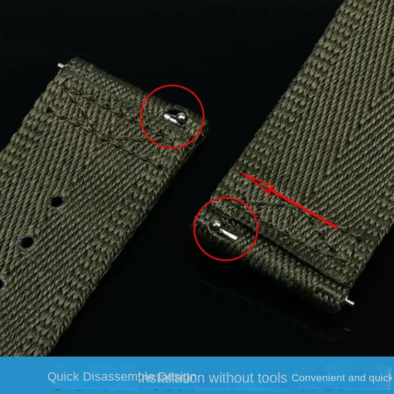2m nylon quick release watchband for mountain watch PRW-60Y/61/50Y/70Y/30 PRW-6900Y/6800 series nylon canvas watch strap 260304