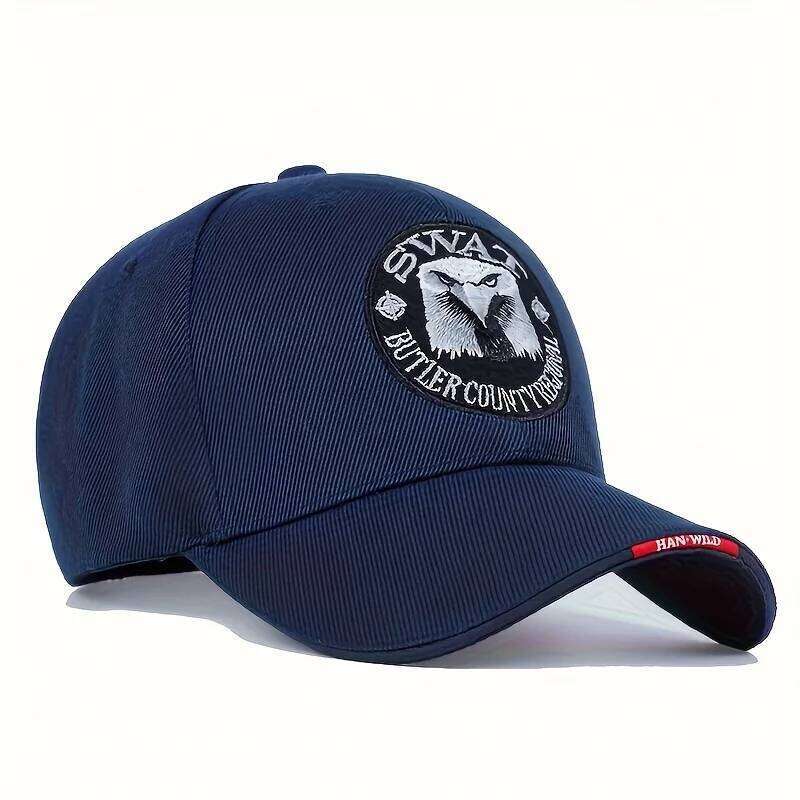 1pc Fashion SWAT Eagle Embroidery Hip-hop Hats Outdoor Adjustable Casual Baseball Caps Sunscreen Hat Y260304