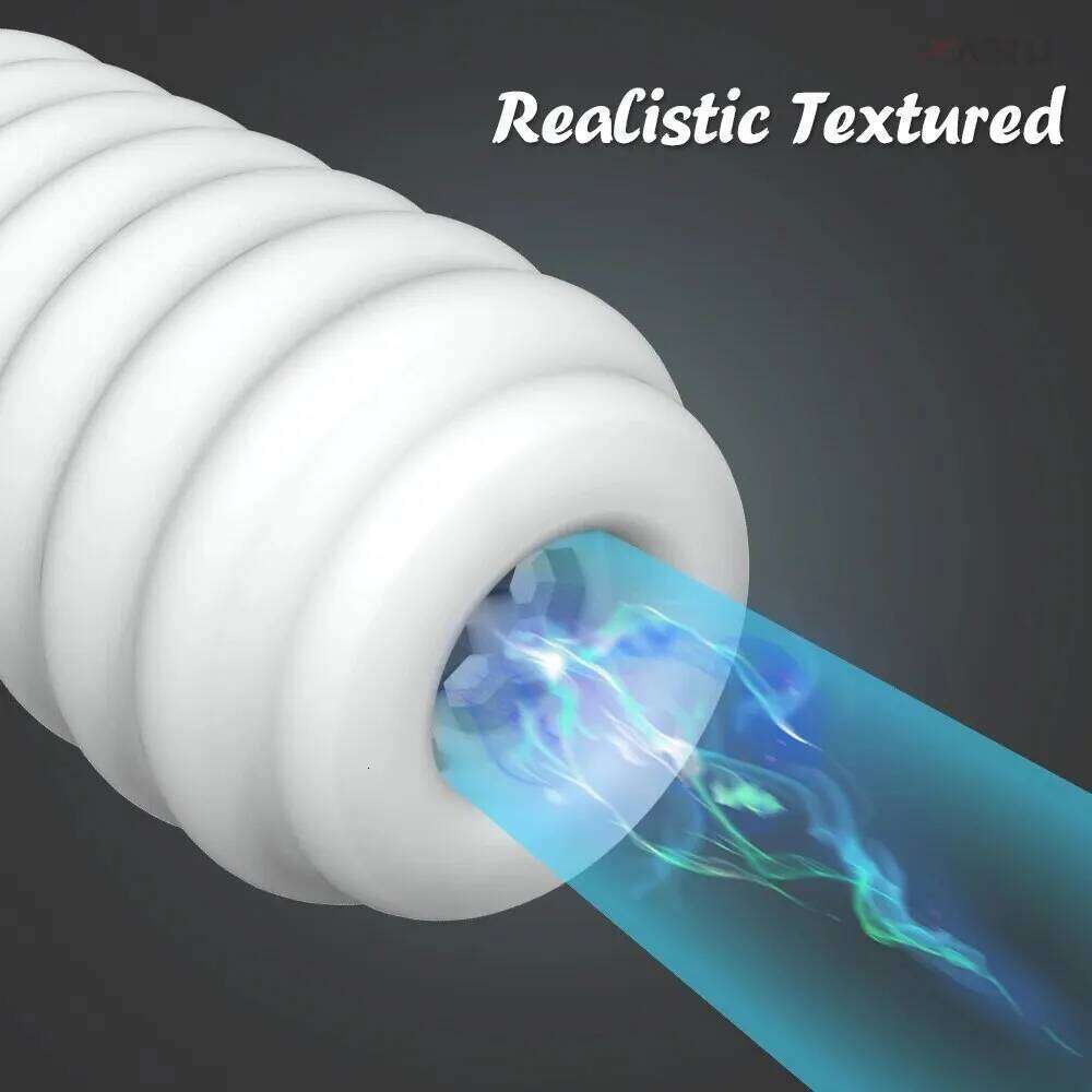 Male Masturbation Manual Airplane Cup for Men Soft Silicone Realistic Vaginal Oral Blowjob Penis Massager Sex Toy Adult Goods 18 W260305