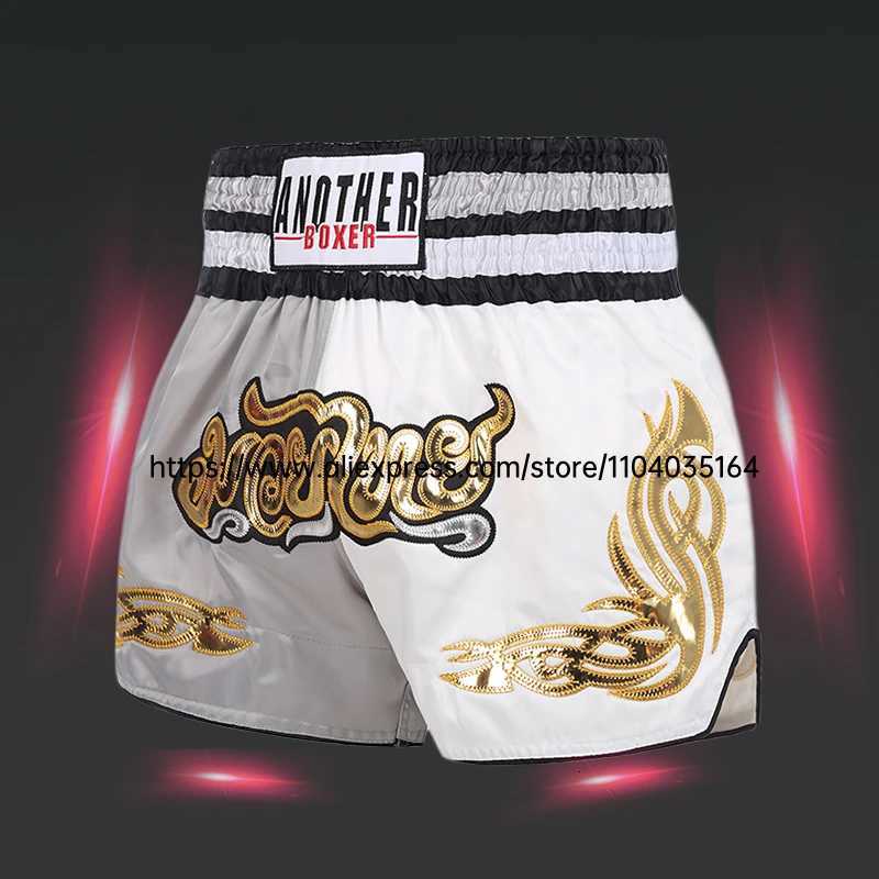Muay Thai Shorts Thai Boxing Shorts Men Women Child Satin Martial Arts MMA Clothing Thaiboxing Fight Grappling Kickboxing Pants X260306