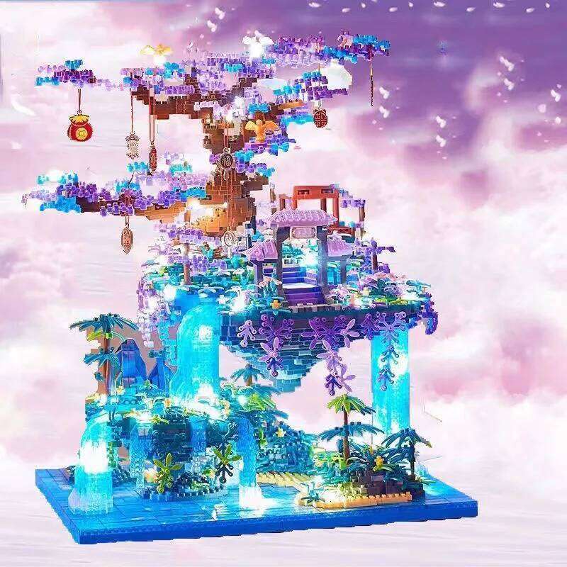 2899-Piece Magic Fairy Pavilion Building Blocks, Challenging Model Kit, Durable Abs Construction Toy, Ideal Birthday Gift Z260305