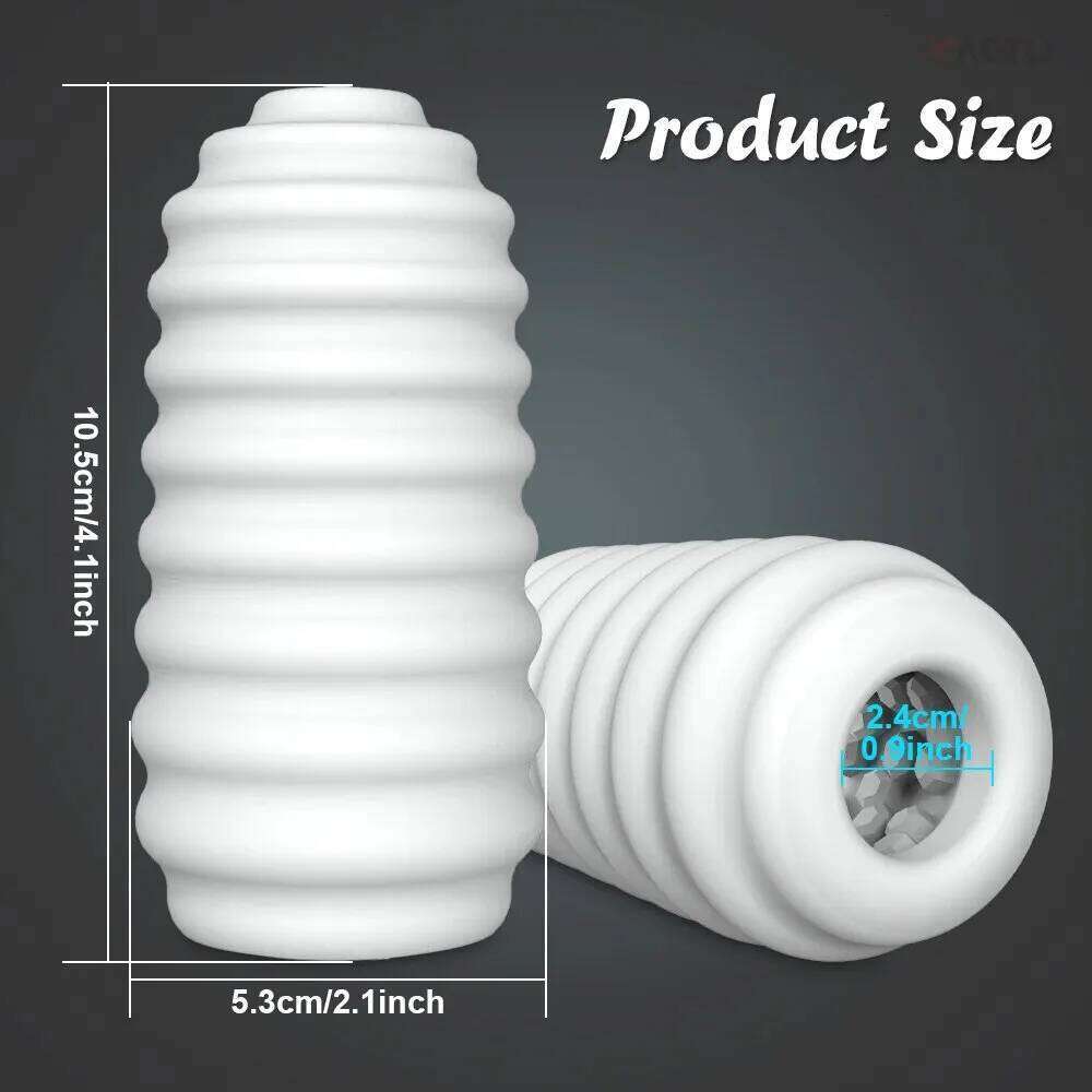 Male Masturbation Manual Airplane Cup for Men Soft Silicone Realistic Vaginal Oral Blowjob Penis Massager Sex Toy Adult Goods 18 W260305