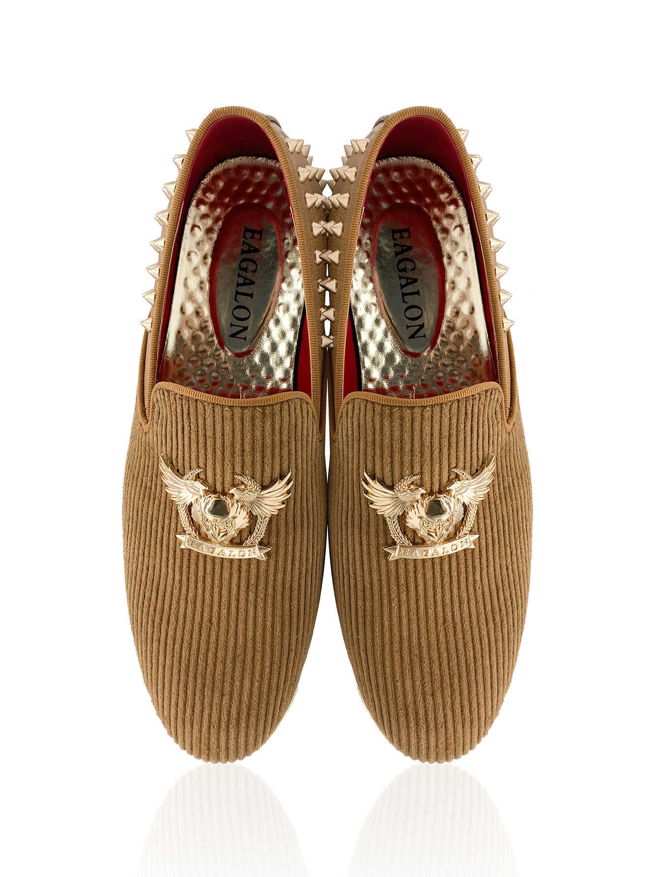 Nxy Brand Diamond-studded Designer Gold Loafers In Loafer Interior Shoes Toe Smooth Upper Business Shoes Waxed Finishing Dress Shoes
