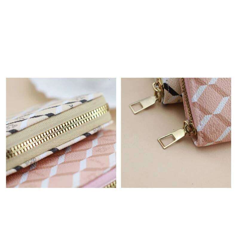 Mini Card Holder Compact Wallet, Coin Purse, Portable Leather Pouch, Multi-Functional Zipper Storage Bag, Fashion Pattern C260304