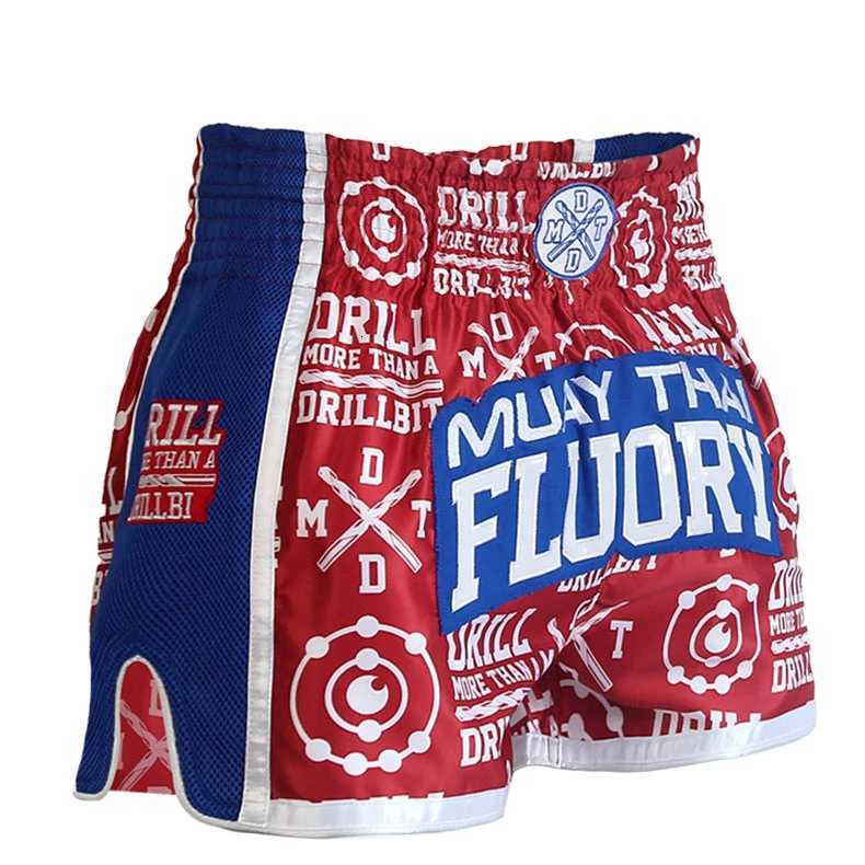 FLUORY Muay Thai Shorts Free Combat Mixed Martial Arts Boxing Training Match Pants X260306