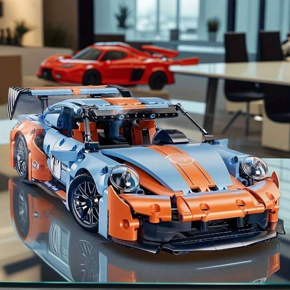 New RSR Classic Super Racing Cars Sports Car Model Bricks Vehicle Sets Technical Blocks Toys for Kids Children Adult Gifts Z260306