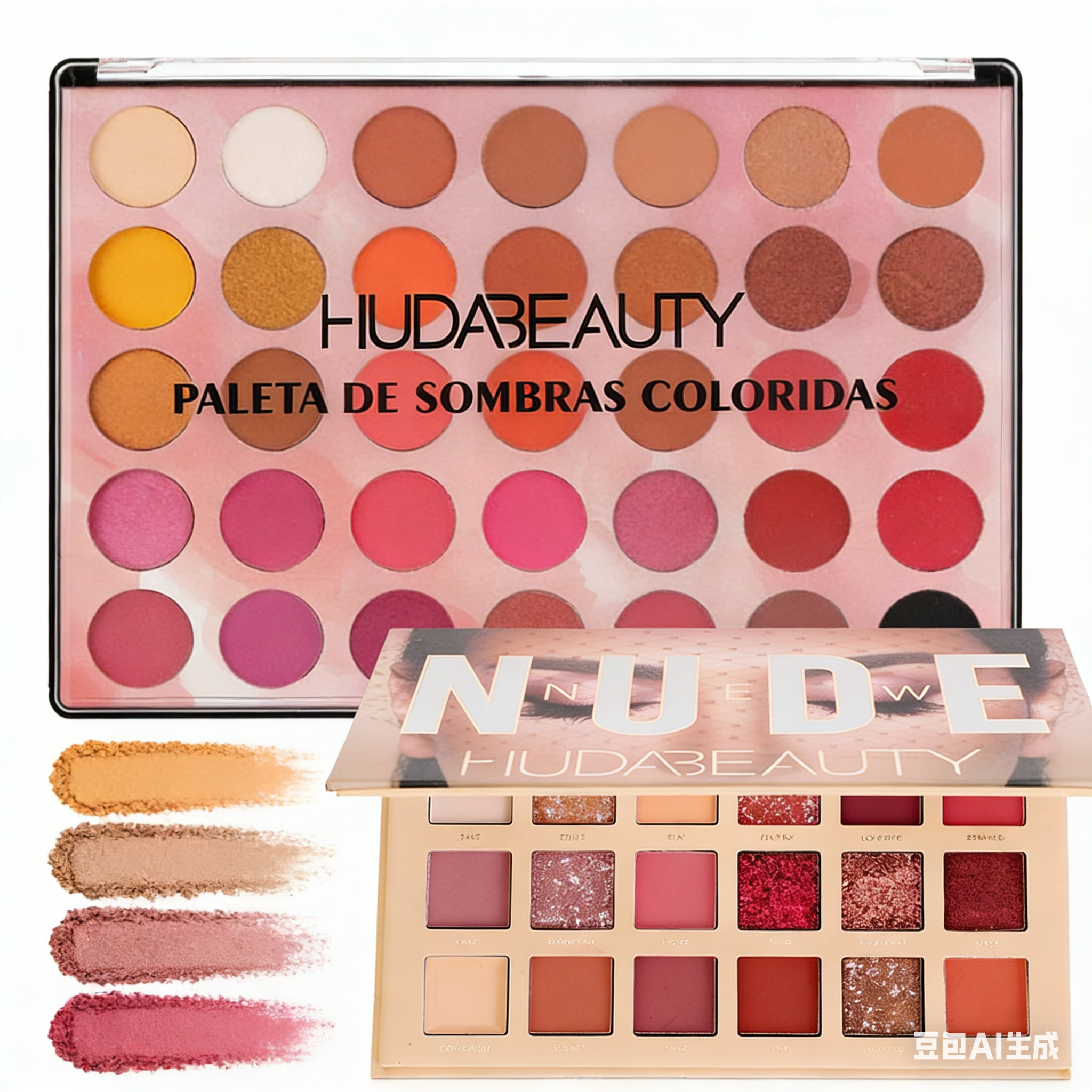 HUDAbeauty 18 Colors /35 colors Eyeshadow Palette Shimmer Glitter Finishes Professional Makeup Eye Shadow Powder Palette for Everyday Wedding Party Stage Makeup