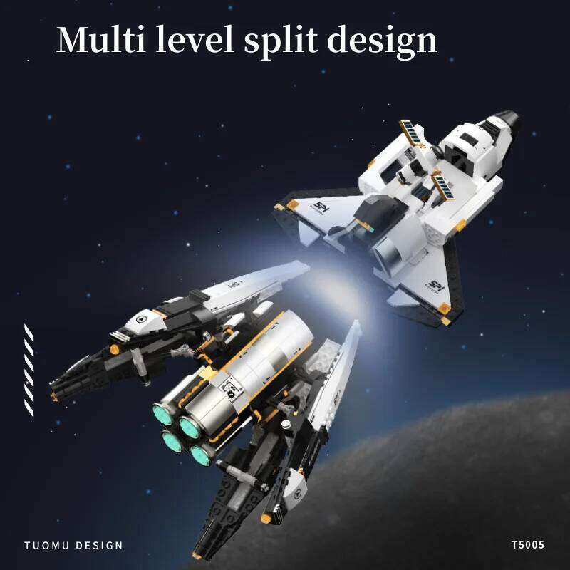 USA Spacecraft Shuttle Rocket Building Blocks Space Plane Universe Science Education Model Bricks Assembly Toy Kid Gift Z260306
