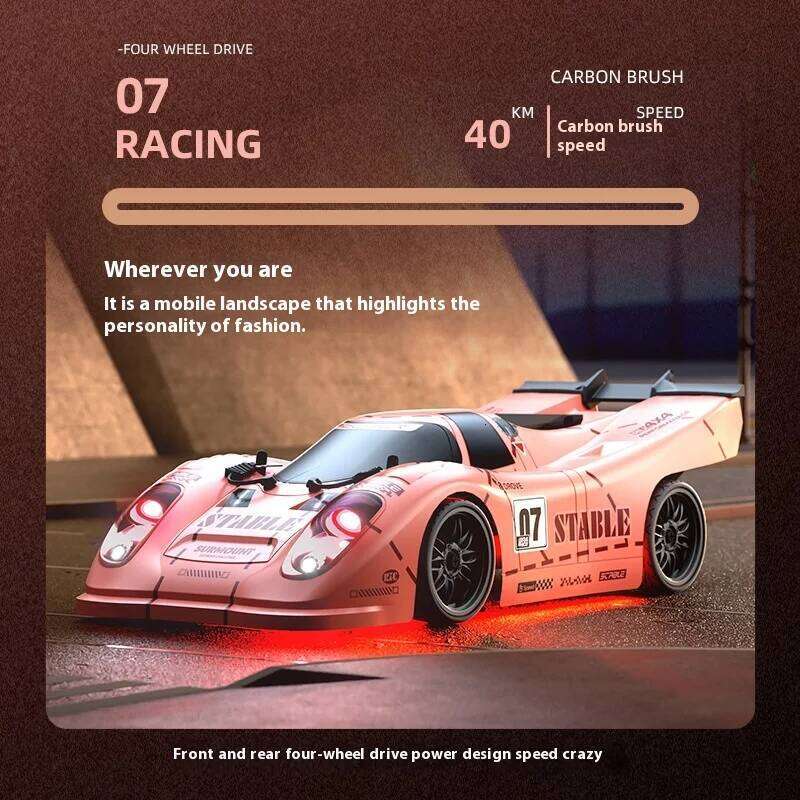 New Arrival High-Speed RC Drift 1:16 Scale Gliding Racing Toy With Light Brushed Remote Control Four-Wheel Drive Model Car C260305