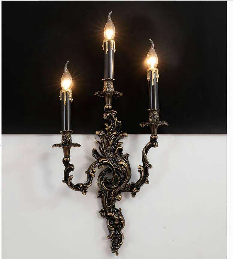 Hot Selling Classical Golden Brass Indoor Sconce Lighting Copper Wall light Decoration Lamp AC 100% Guaranteed XJ260305