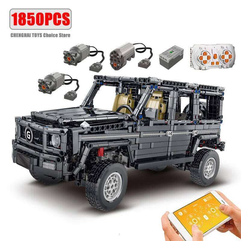 MOC-46049 Technical Remote Control Moter Power Off-road Vehicles Building Blocks Cars Model Bricks Sets Boys Toys for Kids Gifts Z260306