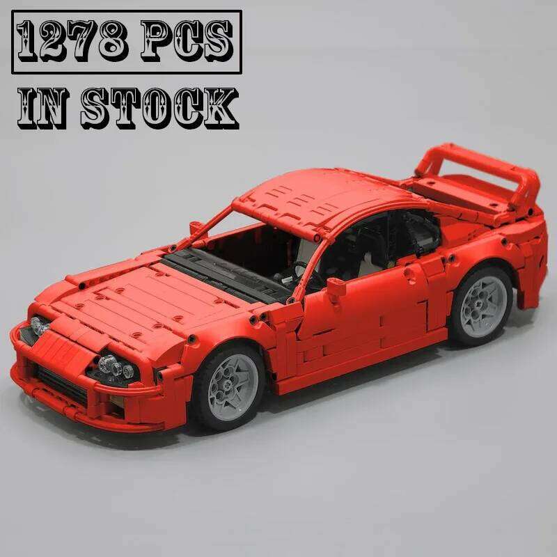 NEW MOC-209553 Supra MK4 1:12 Scale Technologys Building Block Hypercar Super Racing Car Assembly Toys Model Boys Birthday Gifts Z260305