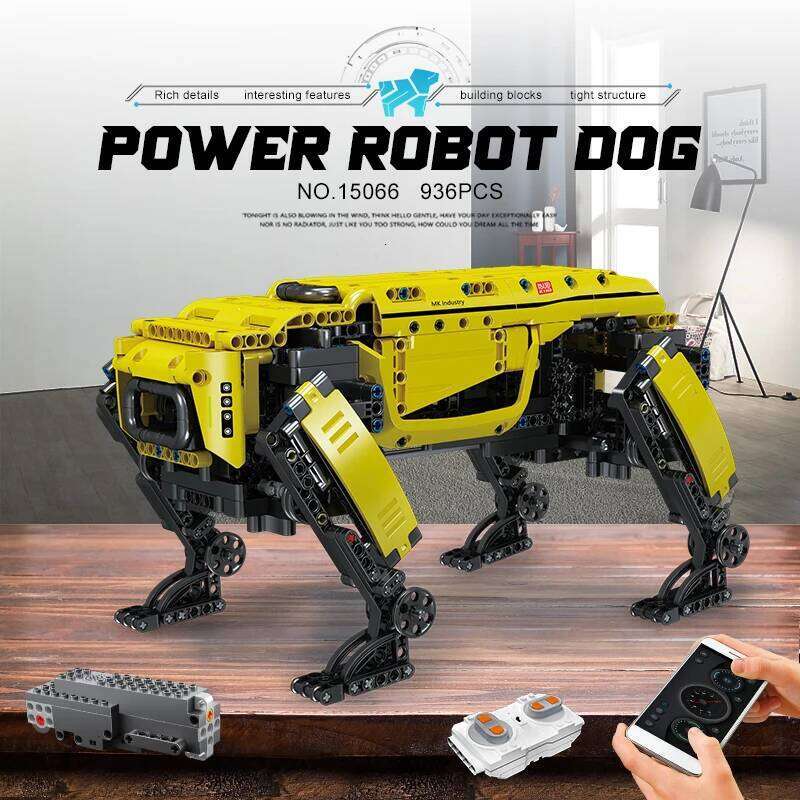 Technical Robot The RC Motorized Boston Dynamics Big Dog Model AlphaDog Building Blocks Bricks Toys for Kid Christmas Gifts Z260306