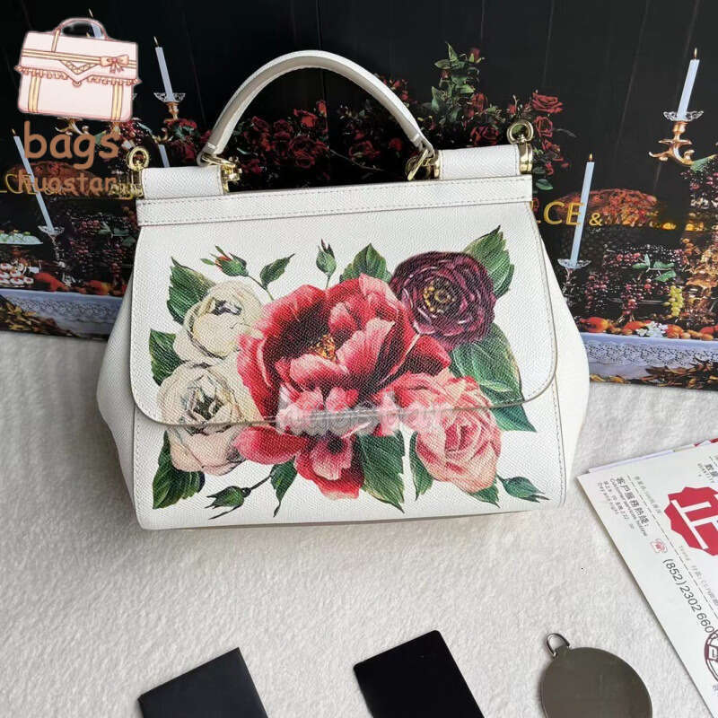 DG Bag Designer Crossbody Bag Luxury Handbag Print Palm Pattern Sicilian Graffiti Summer New Fashion Branded Women Purse Shoulder Bag