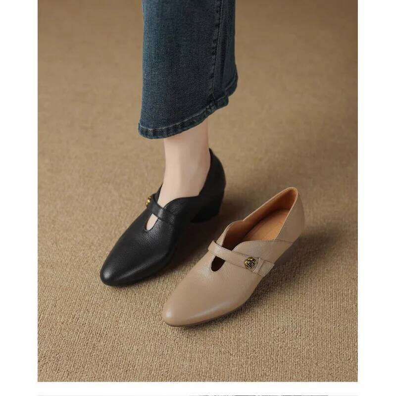 Pumps Shallow Mouth Women New Fashion Office Work Wedding Party Ladies Low Heel Shoes Summer Heels Woman