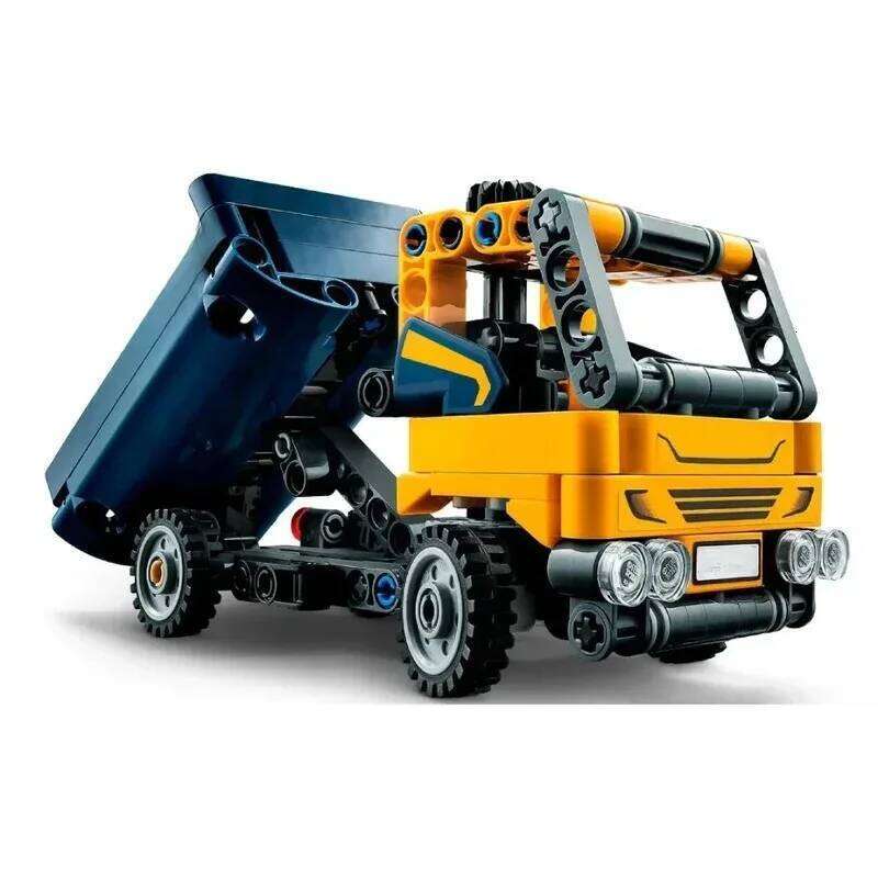MINISO Technical Dump Truck 2 in 1 Building Blocks Set,Engineering Toy, Buildable Construction Vehicle or Excavator Digger Model Z260306