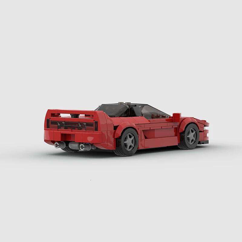 NSX NA 1 MOC City Car Vehicle Racer Building Blocks Brick Racing Model World Famous Supercar Sets Kids Toys Gift Z260306