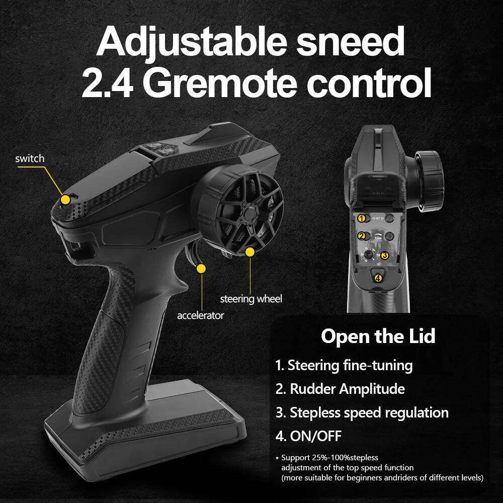 JIUSI WB12 PRO 1/12 Racing 4WD High Speed 80KM/H Brushless Remote Control Off-road Competitive Drift RC Car Toy Kid Gift C260305