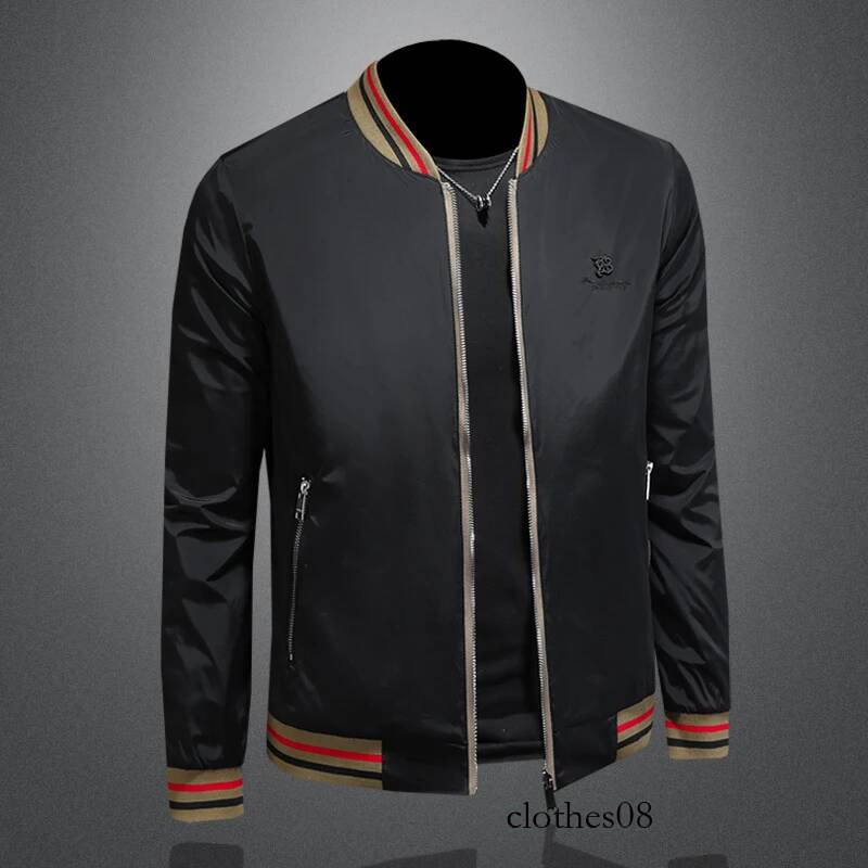 Double-Sided Wear Baseball Collar Jaet Men's Casual Top 2025 Autumn Faion Slim Fit Youthful Embroidery Outerwear